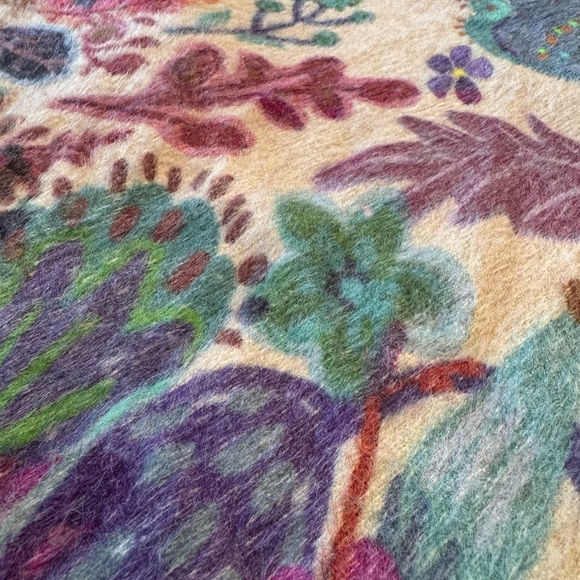 NATURAL LIFE NWT Cream Multicolored Floral Crewneck Sweater Boho Romantic Soft - Picture 9 of 11